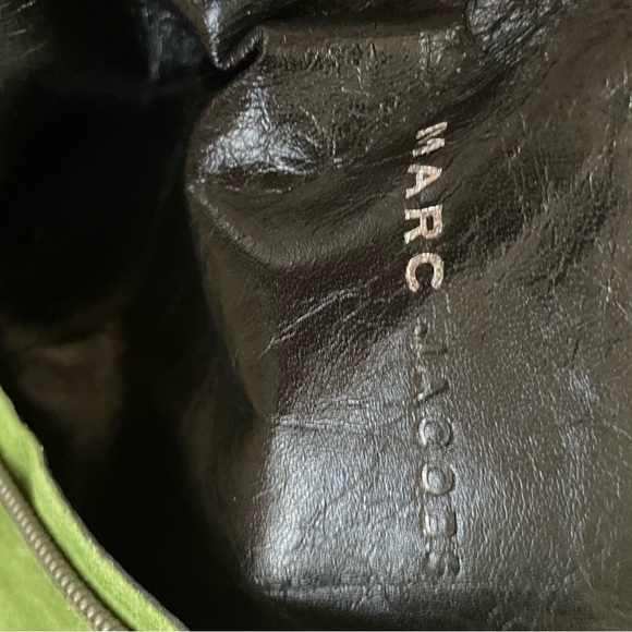 Vero Cuoio + Marc Jacob’s vintage Italian suede Green Heeled Boots - Picture 6 of 11